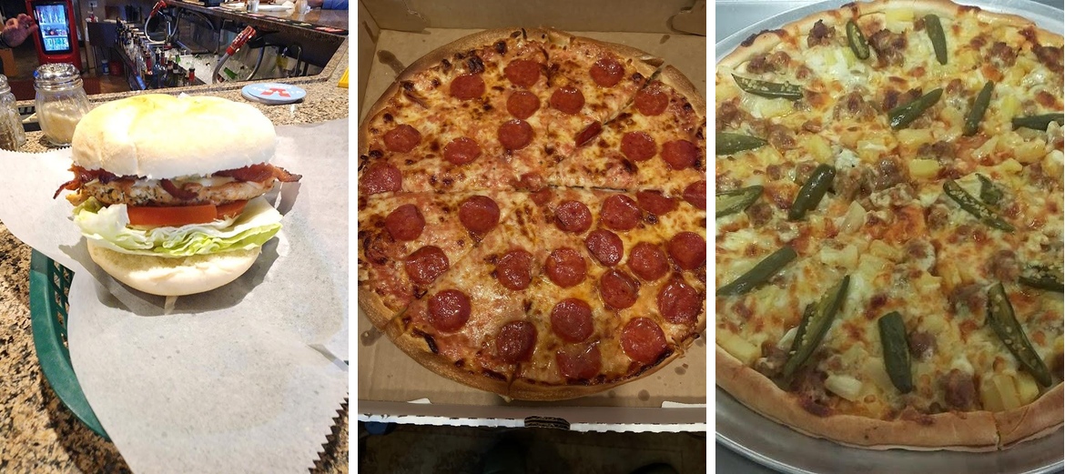 Tom's Pizza Place Menu