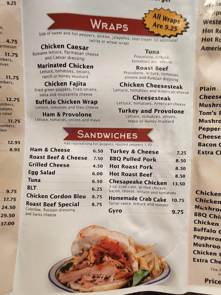 Tom's Pizza Place Menu image 2